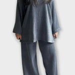 Sidonie - Ensemble haut oversize à manches longues & pantalon large