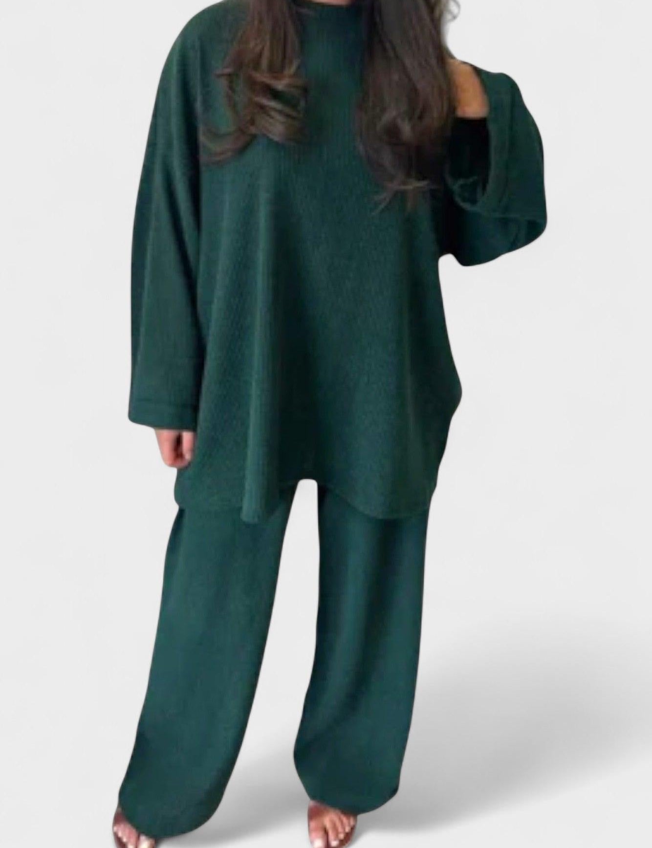 Sidonie - Ensemble haut oversize à manches longues & pantalon large