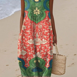 Amara - robe fluide et confortable pour femme, longueur midi