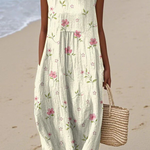 Esme - robe fluide et confortable pour femme, longueur midi