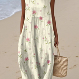 Esme - robe fluide et confortable pour femme, longueur midi