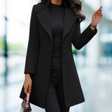 Juniper Manteau en Laine Mélangée pour Femme – Veste d’Hiver Ajustée au Design Classique et Élégant