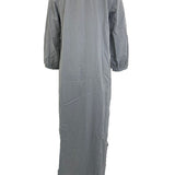 Robe Femme Veanna – Élégante Robe à Manches Longues avec Col en V & Boutonnage