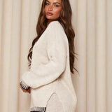 Ella Ensemble Lounge Femme – Set Tricot Doux 2 Pièces au Confort Élégant