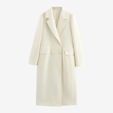 Cressida Trench Coat Femme – Double Boutonnage, Col à Revers & Style Intemporel