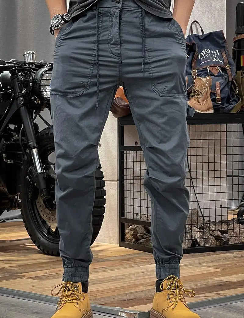 David Pantalon Homme – Pantalon Cargo Stretch avec Spandex Confortable & Polyvalent