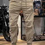 David Pantalon Homme – Pantalon Cargo Stretch avec Spandex Confortable & Polyvalent