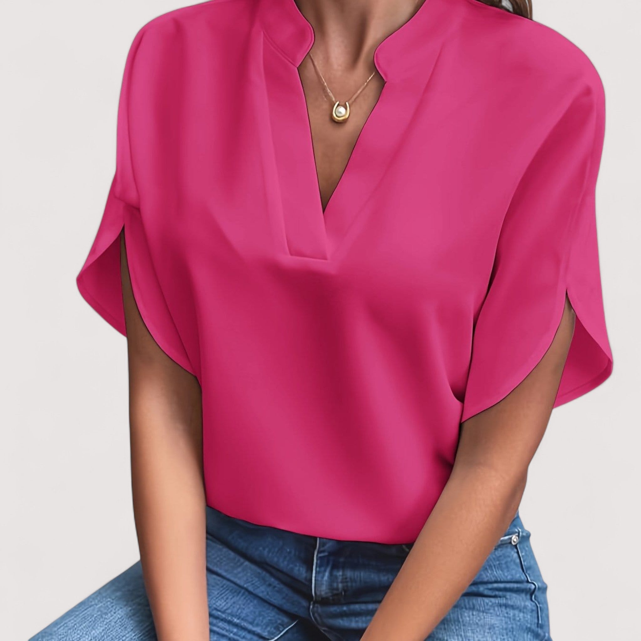 Rosmarie™ | Blouse drapée