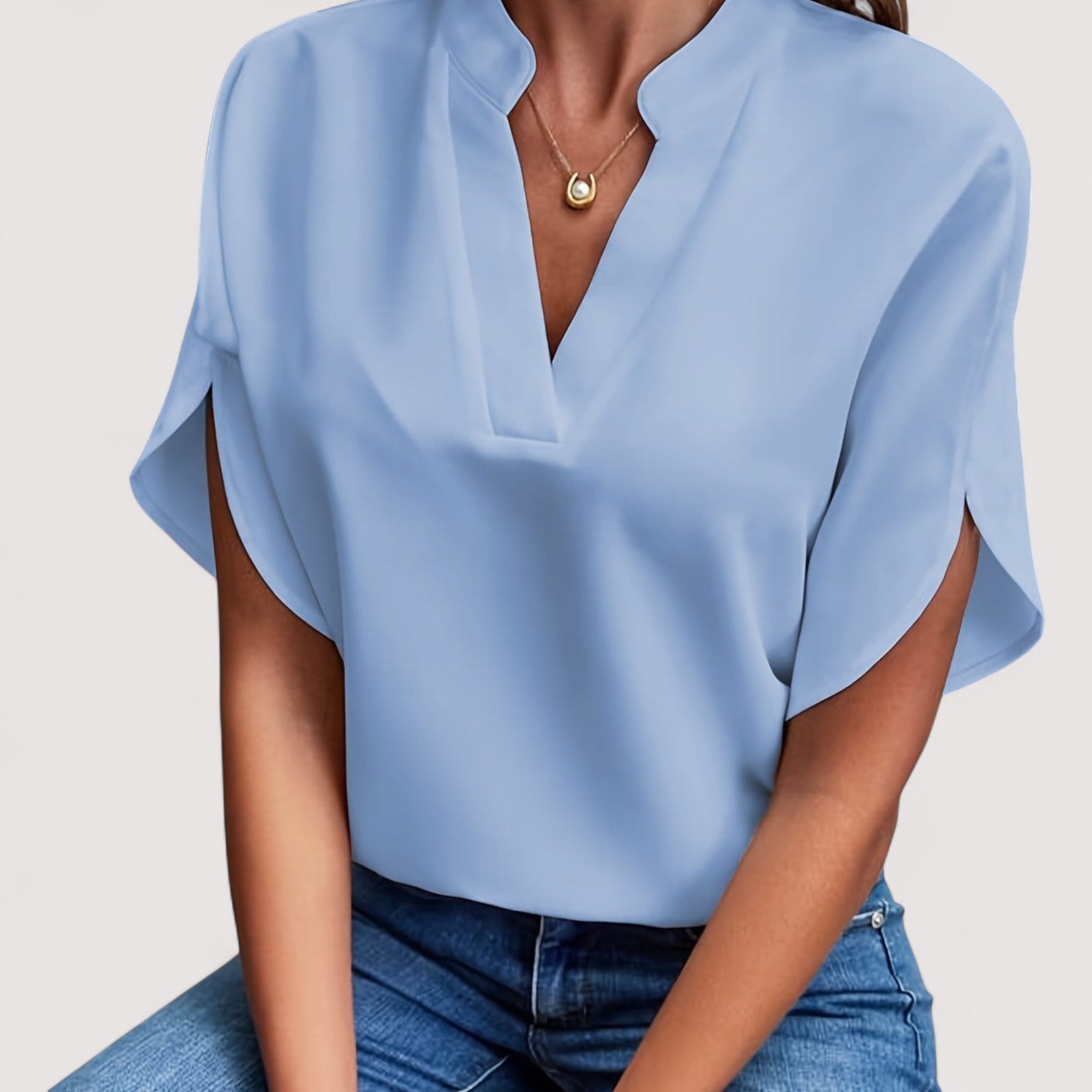 Rosmarie™ | Blouse drapée