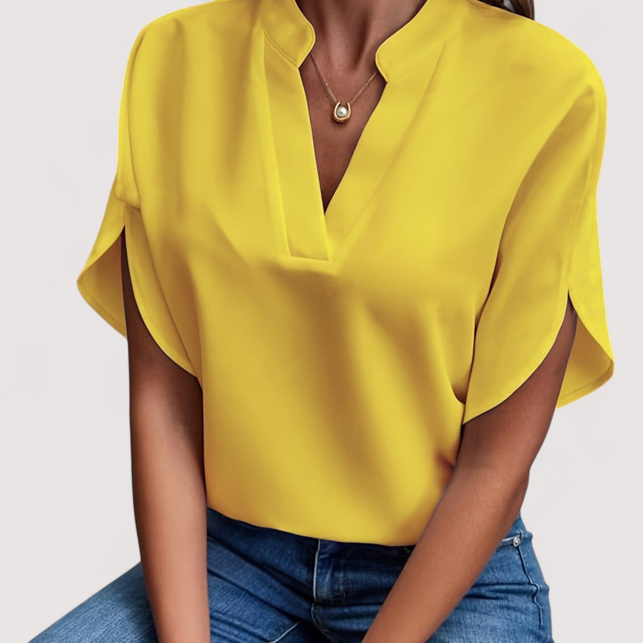 Rosmarie™ | Blouse drapée