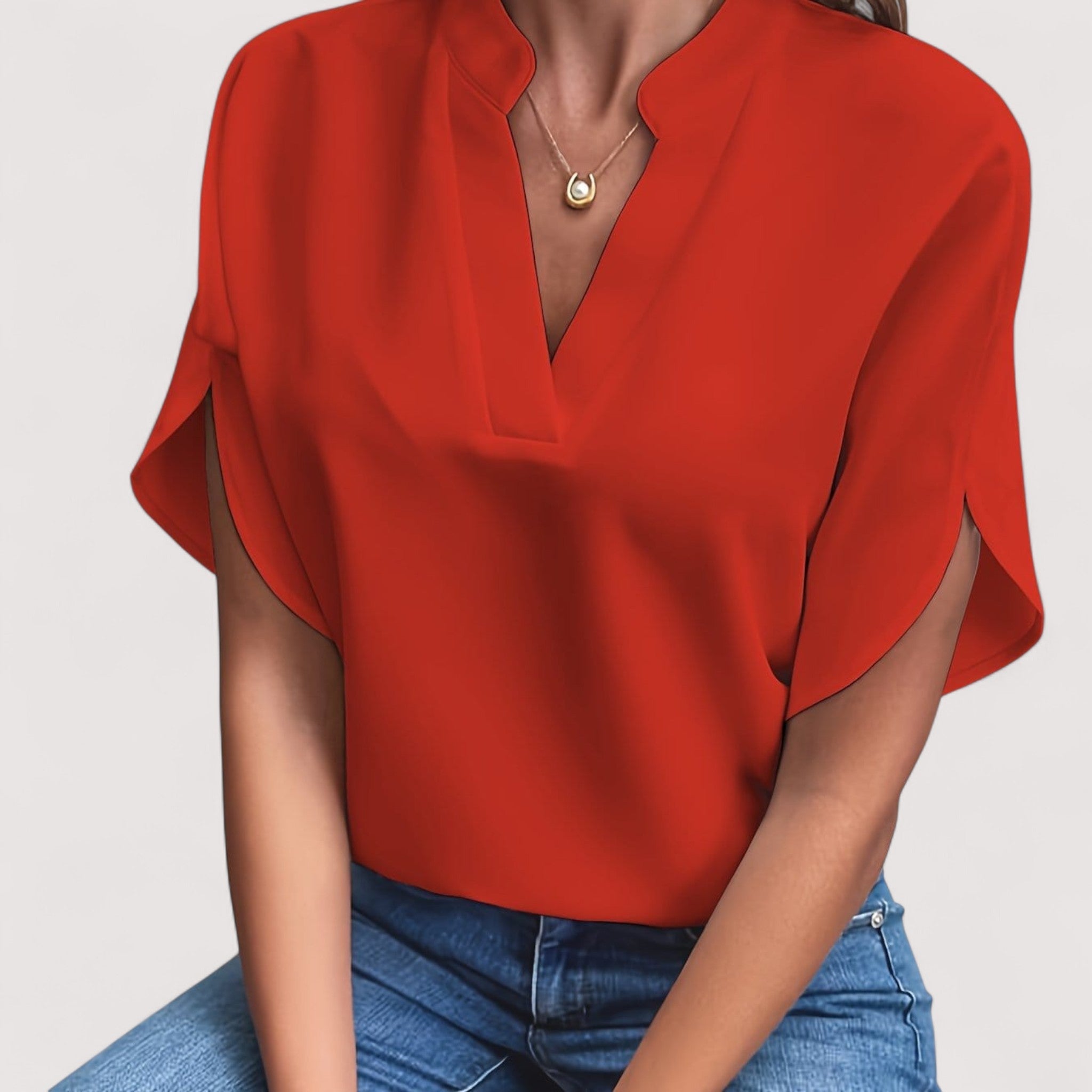 Rosmarie™ | Blouse drapée