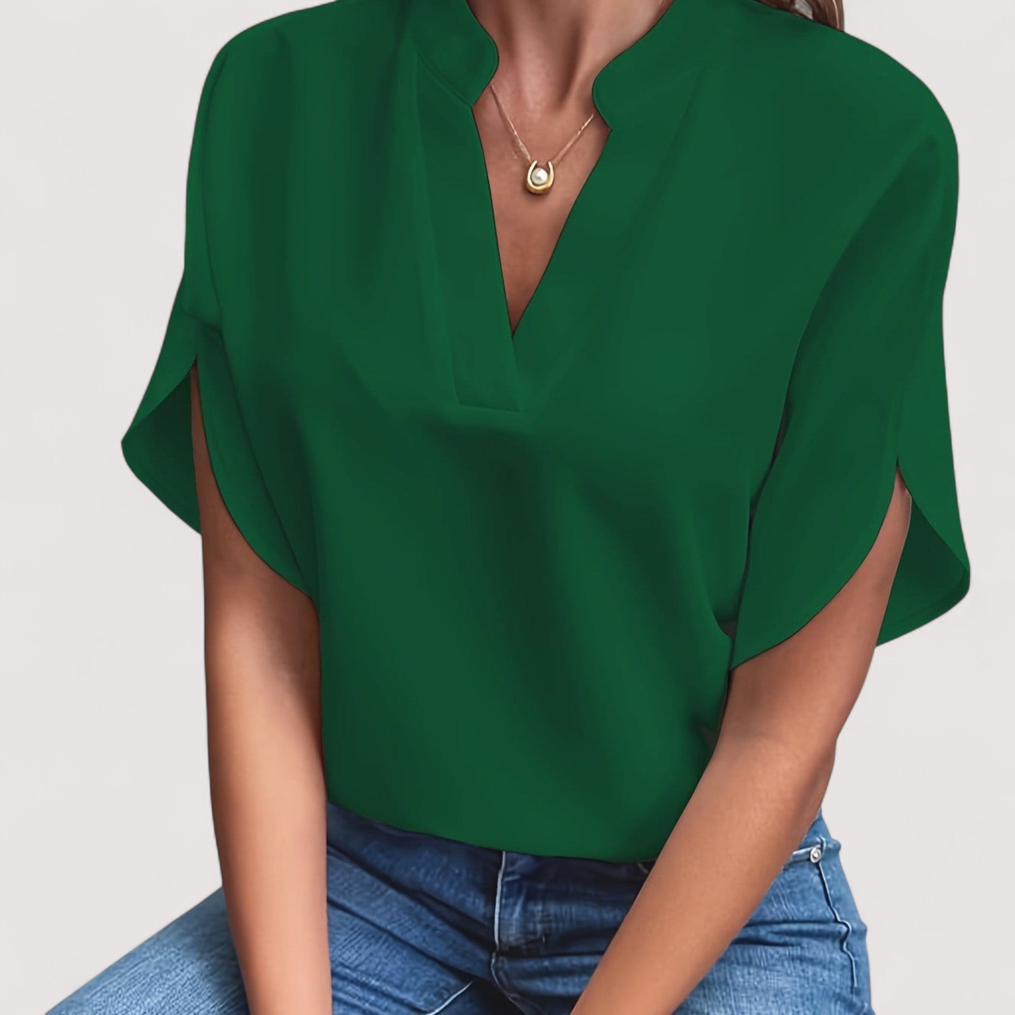 Rosmarie™ | Blouse drapée
