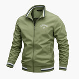 Everleigh Veste Homme Zippée – Col Montant, Coupe Régulière & Tissu Tissé Élégant