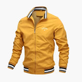 Everleigh Veste Homme Zippée – Col Montant, Coupe Régulière & Tissu Tissé Élégant