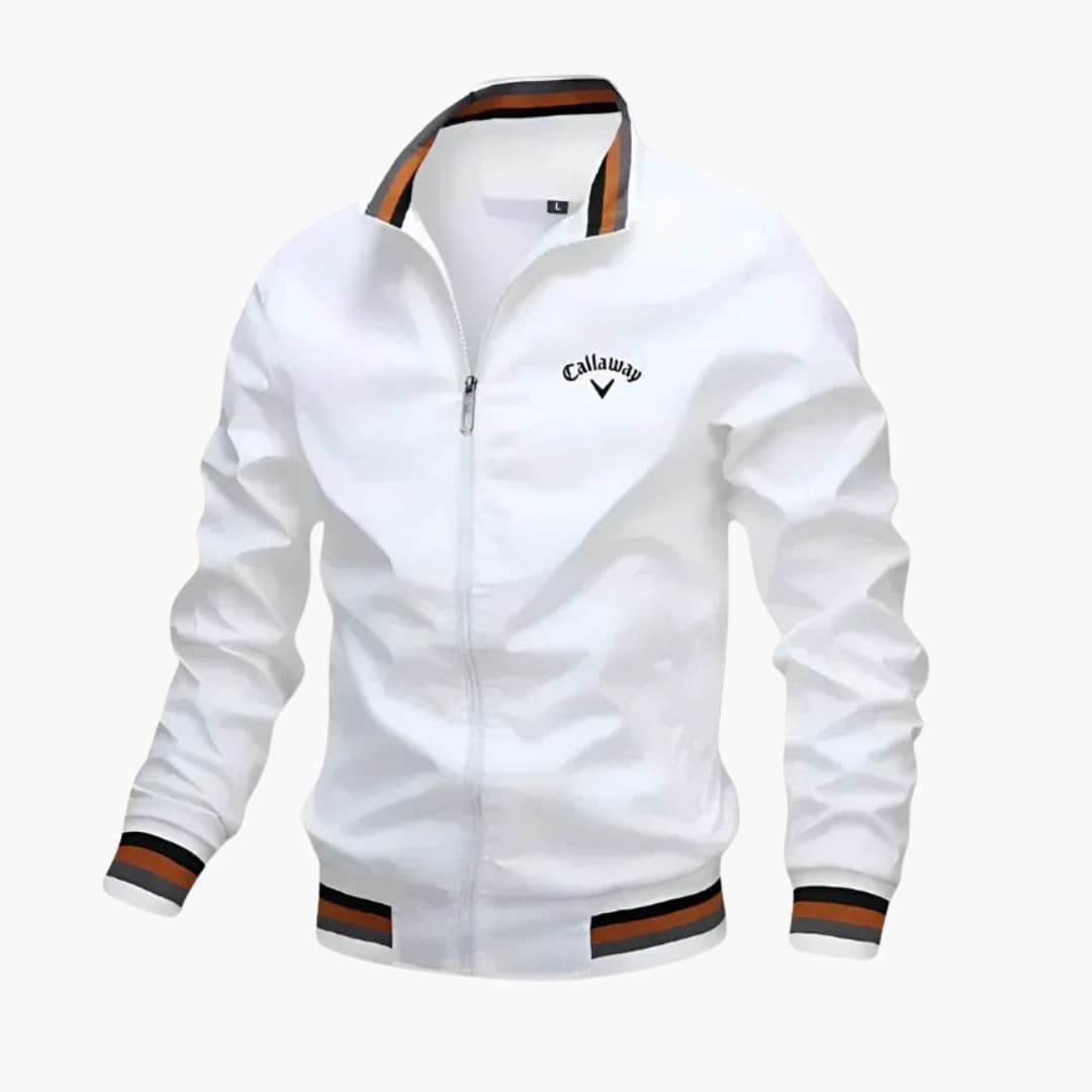 Everleigh Veste Homme Zippée – Col Montant, Coupe Régulière & Tissu Tissé Élégant