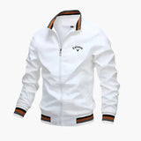 Everleigh Veste Homme Zippée – Col Montant, Coupe Régulière & Tissu Tissé Élégant