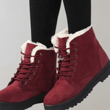 Amélien Bottines Femme Confort – Bottines Chaudes à Talon Stability+ et Doublure Douce