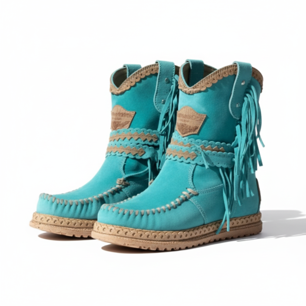 Sherine Chaussures Femme en Suède – Sneakers Confortables avec Semelle Amortissante & Antidérapante