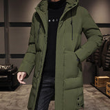 Victor Parka Longue Homme – Matelassée Imperméable & Isolation Chaude d’Hiver