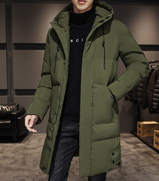 Victor Parka Longue Homme – Matelassée Imperméable & Isolation Chaude d’Hiver
