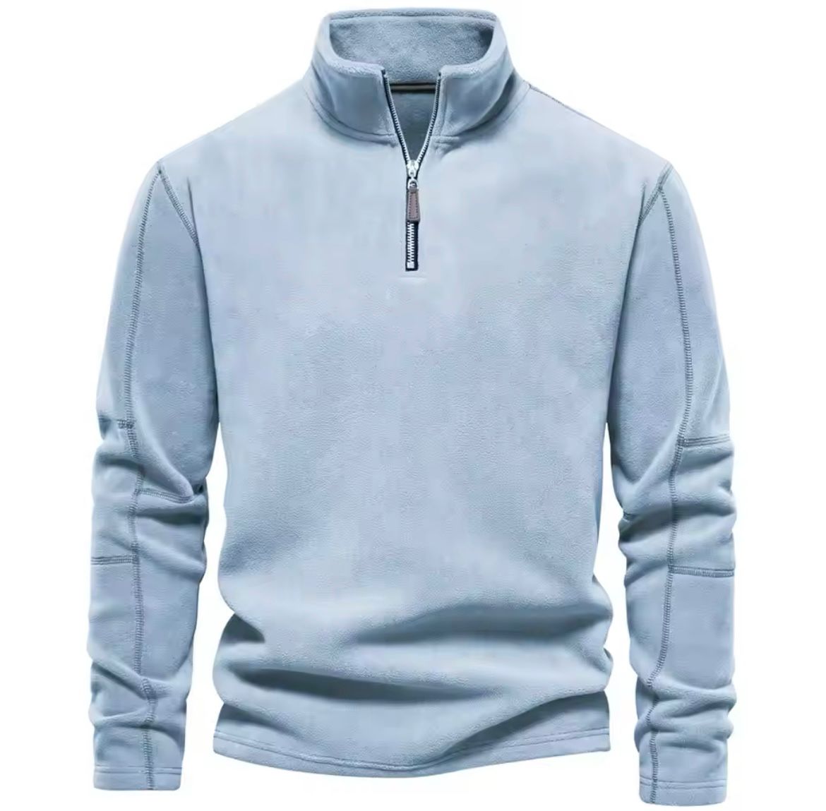 Nordcrest Sweat Polaire Homme Demi-Zip – Pull Chaud en Fleece Épais pour l’Hiver