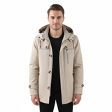 Ricardo Veste Hiver Homme – Manteau Slim Fit avec Capuche, Poches Pratiques & Finition Moderne