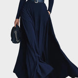 Kornelia - robe maxi en maille à col montant, autre vue