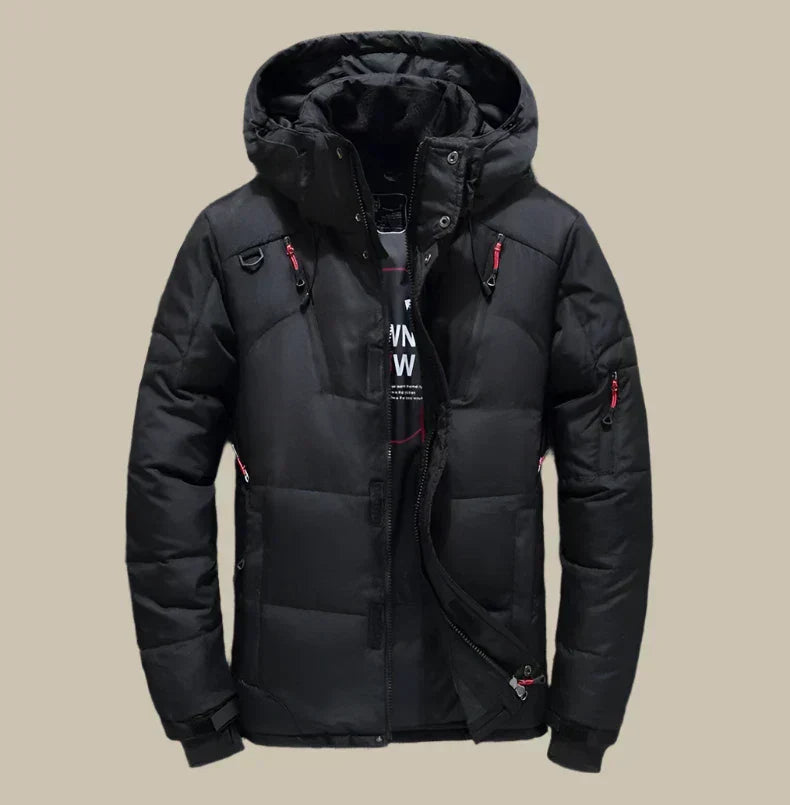 Alexander Veste d’Hiver Homme – Manteau Chaud et Coupe-Vent avec Doublure Thermique