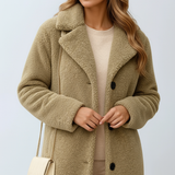 Sherra Manteau Teddy Long Femme