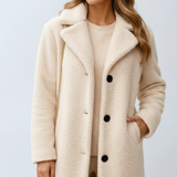 Sherra Manteau Teddy Long Femme