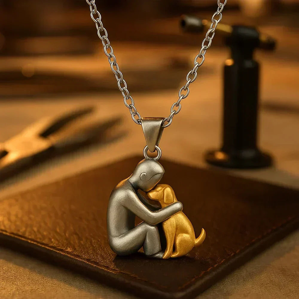 Huguette - Collier avec pendentif - vue de la coupe
