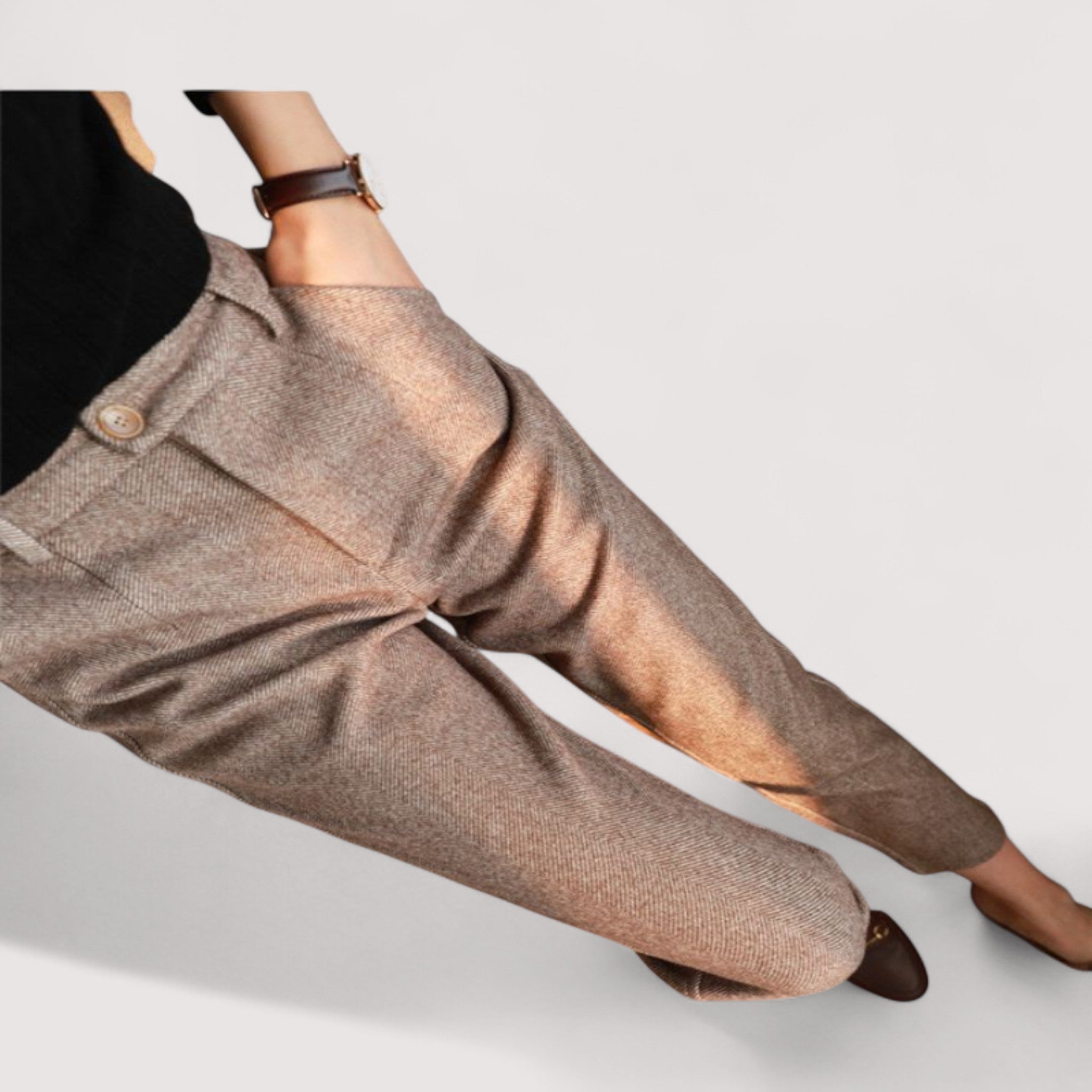 Helga™ | Pantalons slim taille haute