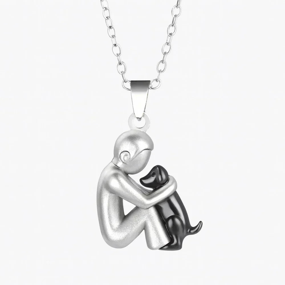 Huguette - Collier avec pendentif - vue de la coupe