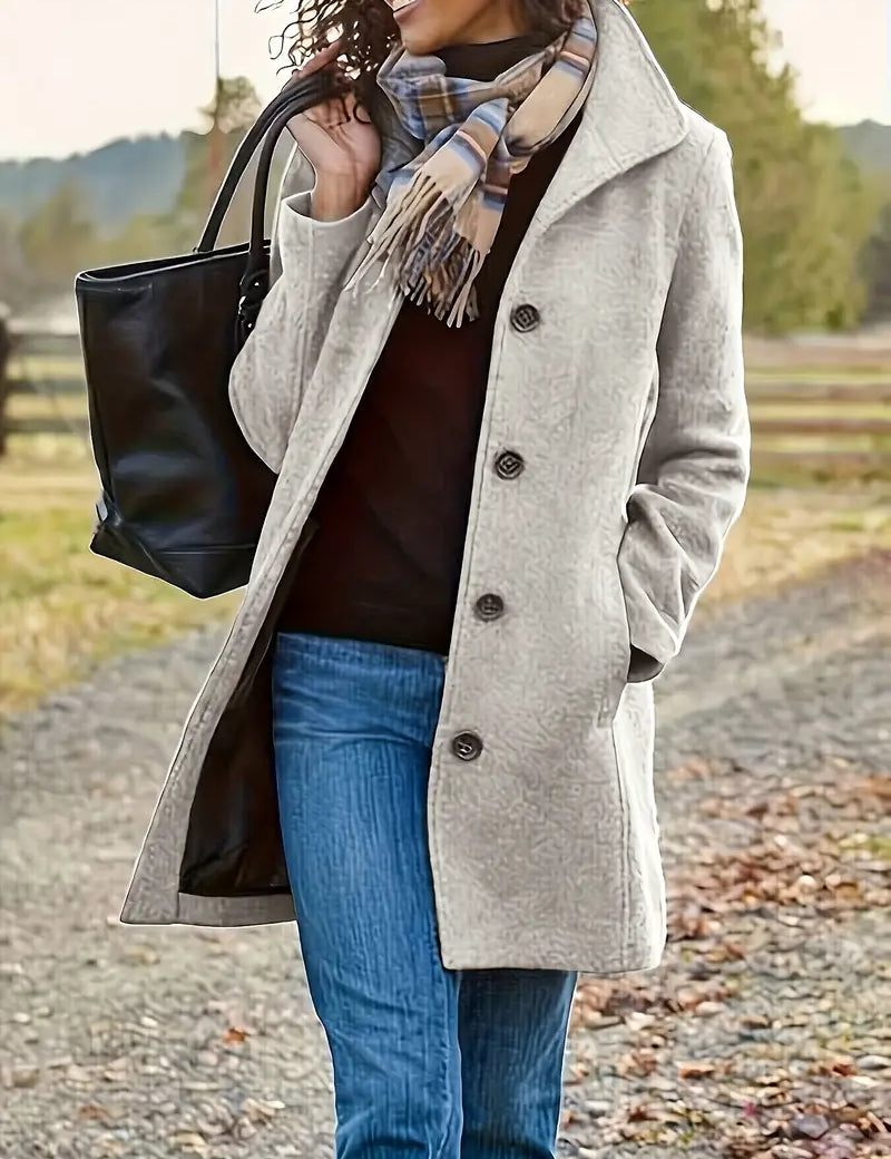 Brianna Manteau Femme – Manteau d’Hiver Élégant avec Doublure Chaude & Coupe Féminine