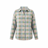 Alice™ | Blouse en maille à carreaux aux tons doux