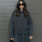 Lucie Ensemble Femme – Ensemble Automnal Doux en Laine Confortable & Élégant