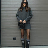 Lucie Ensemble Femme – Ensemble Automnal Doux en Laine Confortable & Élégant