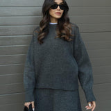 Lucie Ensemble Femme – Ensemble Automnal Doux en Laine Confortable & Élégant