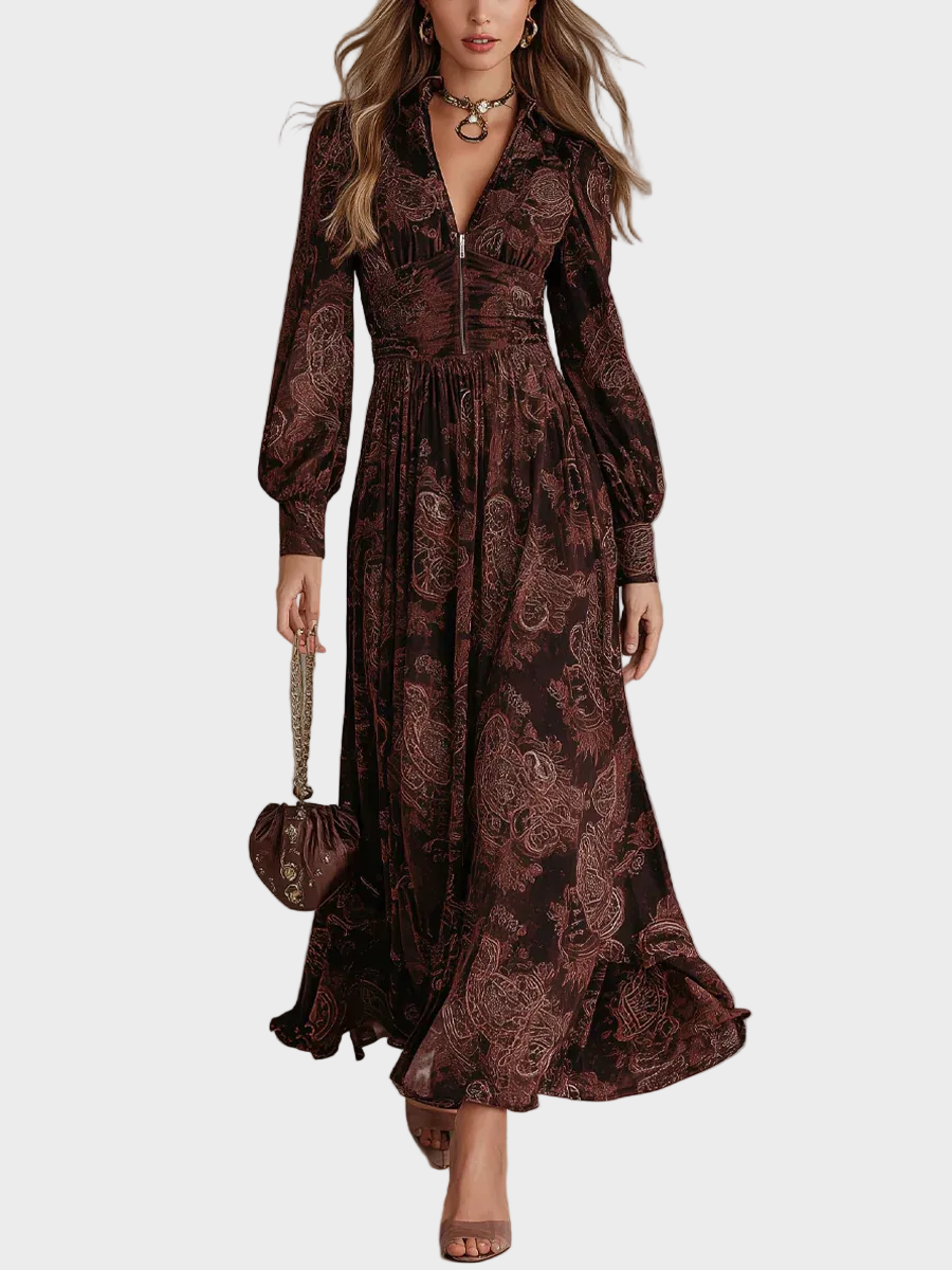 Nadine - robe midi cintrée | AMORA MODE