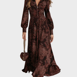 Nadine - robe midi cintrée | AMORA MODE