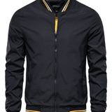 Blouson Homme Elmo – Veste Bomber Moderne à Col Baseball, Légère et Stylée pour la Mi-Saison
