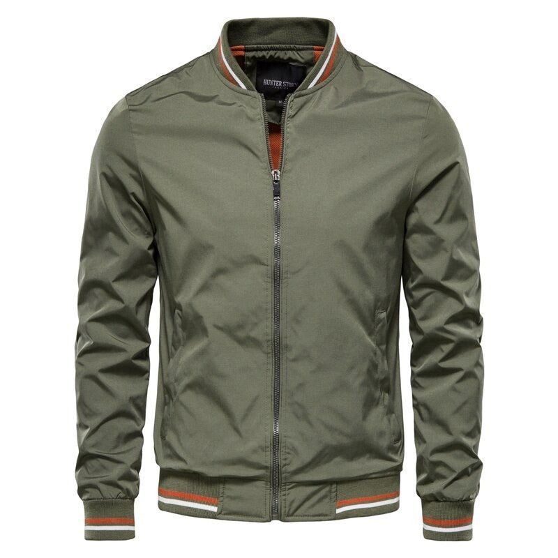 Blouson Homme Elmo – Veste Bomber Moderne à Col Baseball, Légère et Stylée pour la Mi-Saison