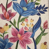 Bérangère - Gilet à motif floral botanique - détail de la finition