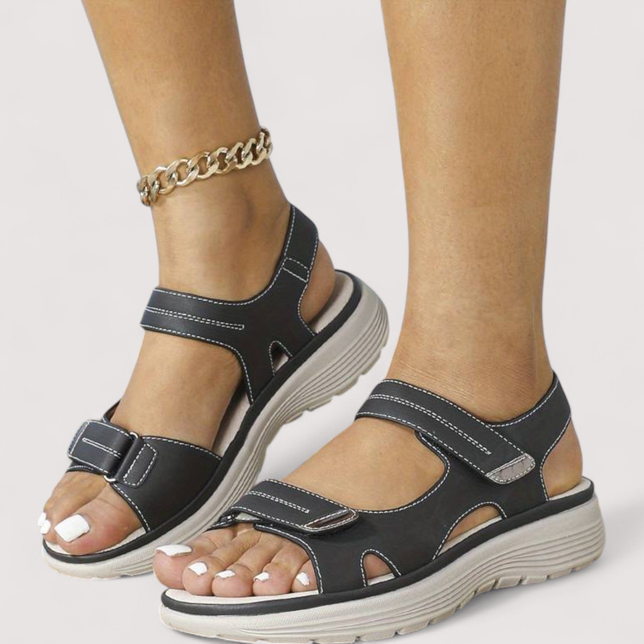 Carla™ | Sandales en cuir orthopédiques