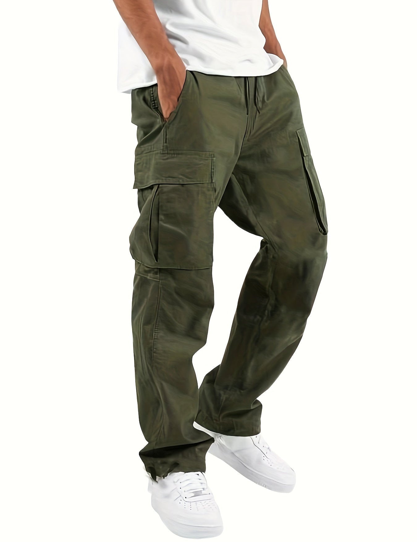 Tristan Pantalon Cargo Homme – Coupe Décontractée en Coton avec Poches Spacieuses & Style Moderne