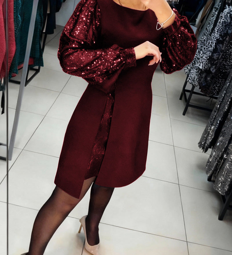 Ariane™ | Robe élégante avec détails en patchwork