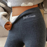 SoftCloud Leggings Doublés Polaire Femme – Pantalon d’Hiver Ultra Chaud et Extensible à Coupe Ajustée