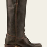 Shaina Bottes Western Femme – Bottes Hautes à Talon Bloc avec Look Cuir & Style Iconique