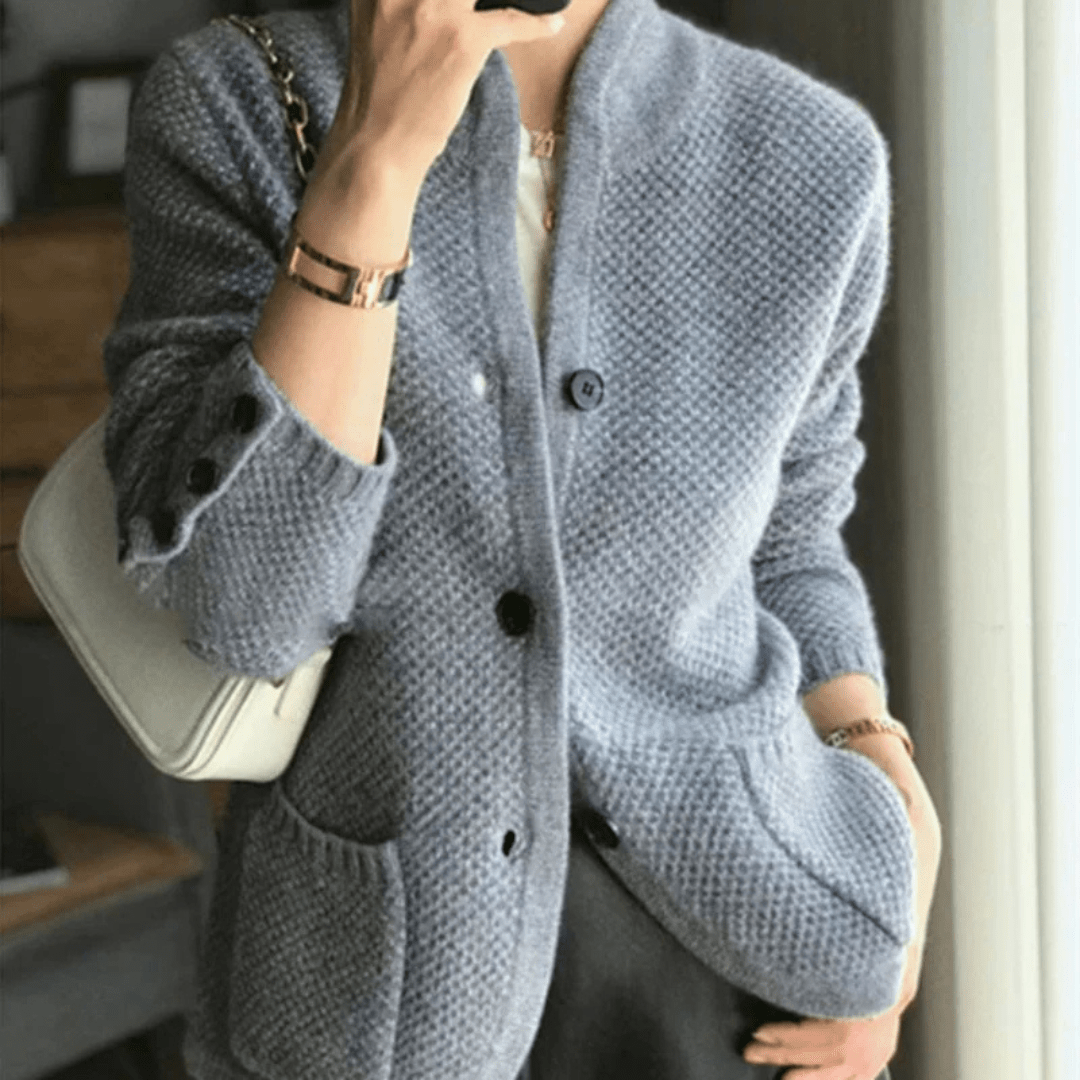 Xyla Cardigan Femme – Cardigan Douillet et Sophistiqué au Style Élégant et Confortable