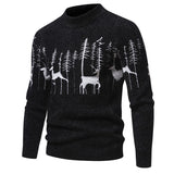 Noël Pull de Noël Homme à Motif Renne – Maille Épaisse, Chaleur Festive & Style Ludique